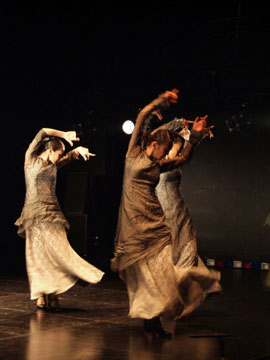 公演「はな4」（スペイン舞踊振興マルワ財団2005年創作活動助成作品）